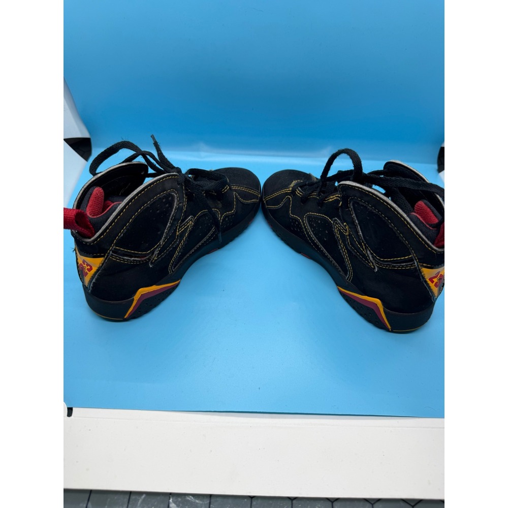Jordan 7 Retro Citrus Black Orange Red Toddler Sneakers 304772-006 - Picture 4 of 7